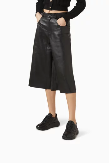 سنيكرز واي فاي جلد بنقشة جلد التمساح