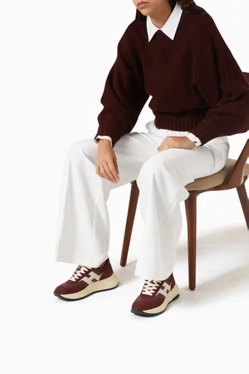 سنيكرز هاي-فاي جلد نابا وشمواه