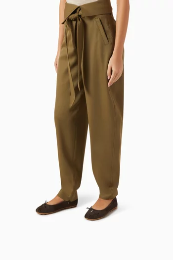 Olympia Ballerian Flats in Suede