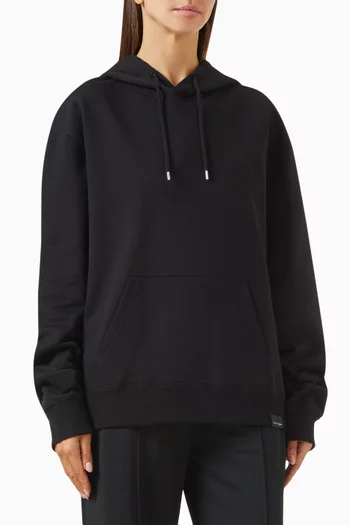 كنزة فضفاضة بغطاء رأس قطن