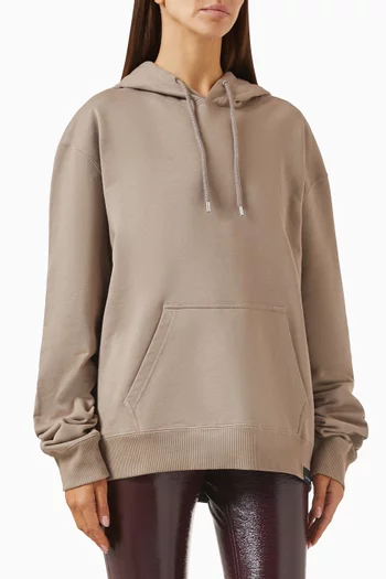 كنزة فضفاضة بغطاء رأس قطن