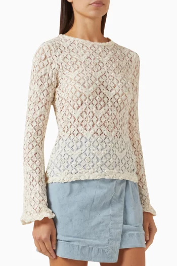 بلوزة شابلي كلوك دانتيل إيطالي