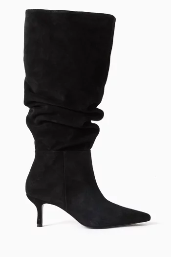 65 Jordi Slouch Boots in Suede