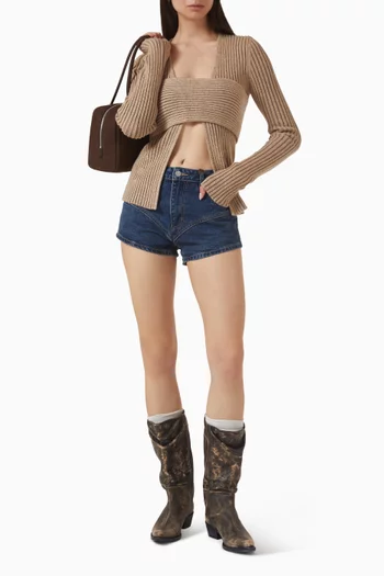 Double Layered Knit Top
