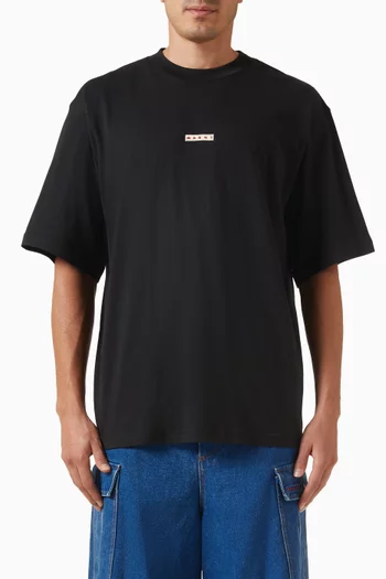 Logo Patch T-shirt in Cotton