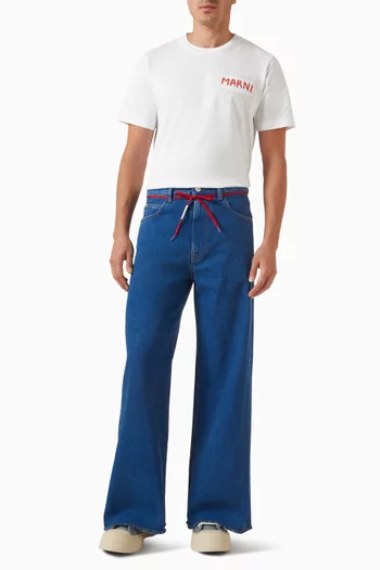 Logo Patch T-shirt in Organic Cotton