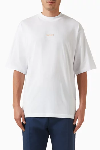 Logo Patch T-shirt in Cotton