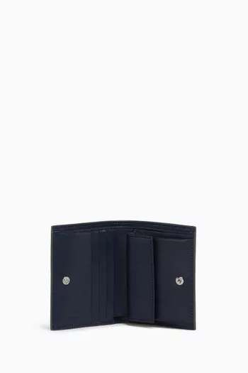 Mending Logo Bifold Wallet in Leather