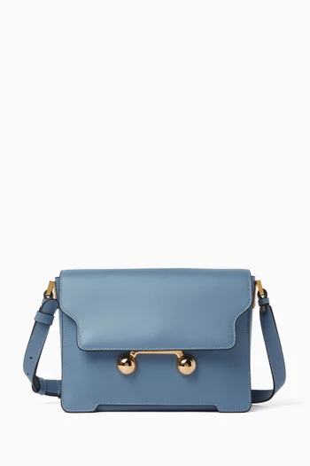 حقيبة كتف ترانكارو متوسطة جلد عجل