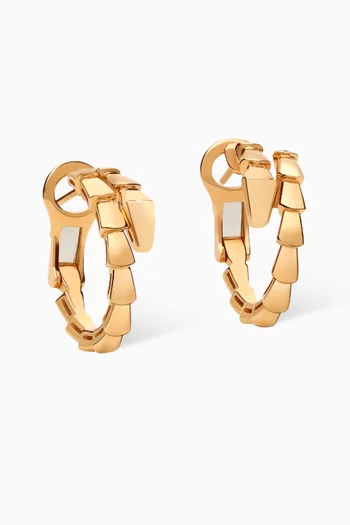 Serpenti Viper Earrings in 18kt Rose Gold