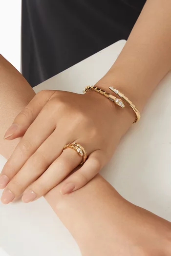 Serpenti Viper Diamond Bracelet in 18kt Gold