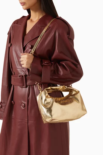 حقيبة سمارت ديلي صغيرة جلد لامع