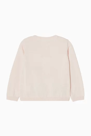 Tess Embroidered Cardigan in Organic Cotton