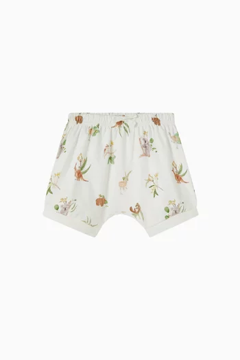 شورت بنقشة أسترالية قطن عضوي