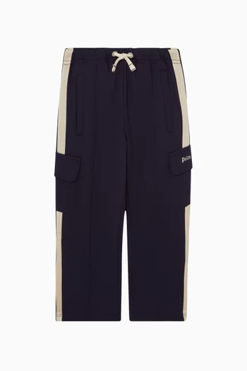 Striped Cargo Sweatpants