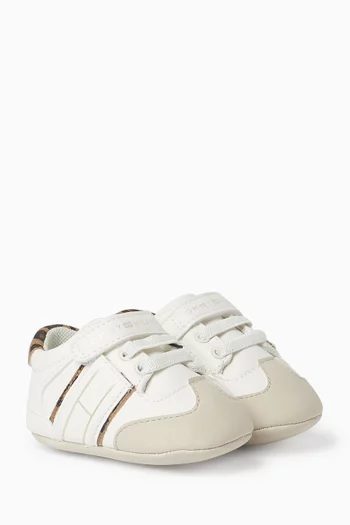 Baby Kiki Leopard-print Sneakers in Faux Leather