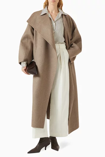 Peri Striped Fluid Shirt in Lyocell Blend