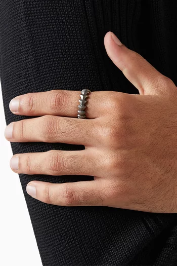 Armory® Band Ring in Titanium