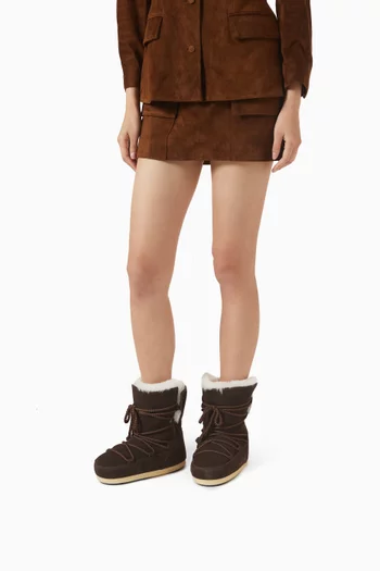 حذاء بوت اي في اكس شمواه وفرو