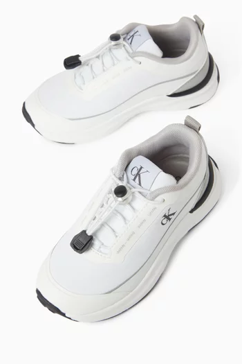 Tyler Lace-up Sneakers in Faux Leather