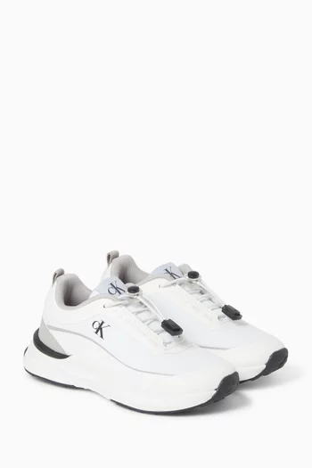 Tyler Lace-up Sneakers in Faux Leather