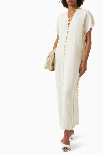 Chaac Maxi Dress in Cotton Jute