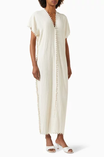 Chaac Maxi Dress in Cotton Jute