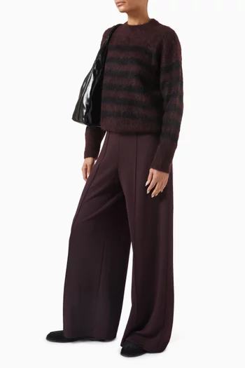 Pleat Wide-leg Pants