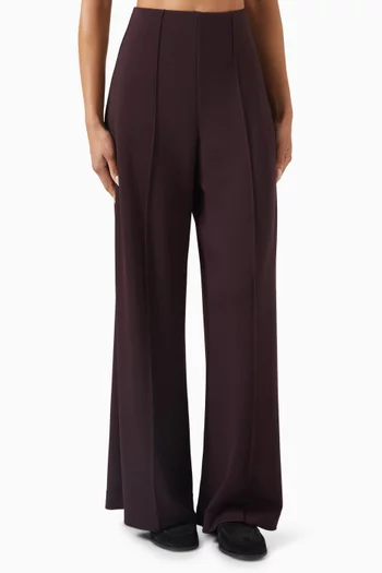 Pleat Wide-leg Pants