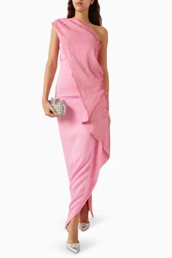Sequin Mantella Maxi Dress