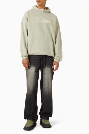 Cursive Logo Hoodie in Cotton-blend