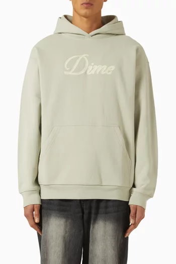 Cursive Logo Hoodie in Cotton-blend