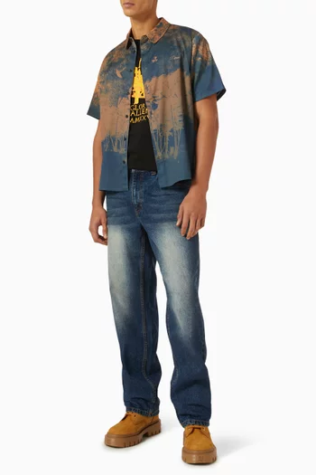 Classic Relaxed Pants in Denim