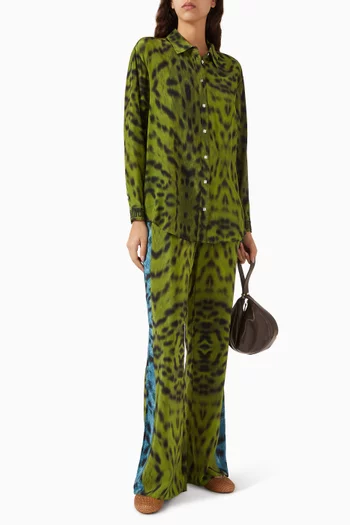 Lynx Printed Pants