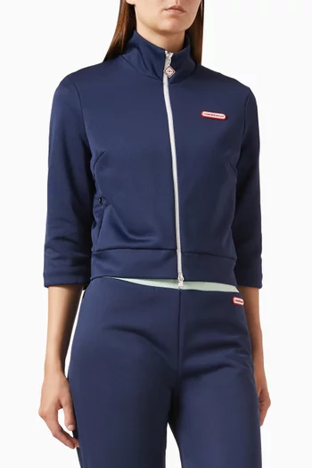 Tricot Crop Jacket in Organic-cotton