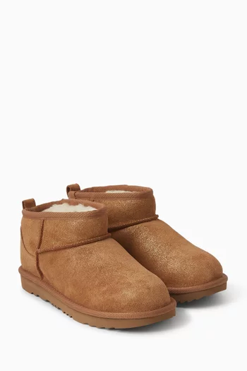 Classic Ultra Mini Dazzle Boots in Suede