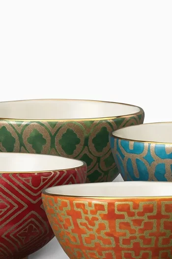 طقم أوعية للإفطار لوبجيه × فورتوني، 4 قطع