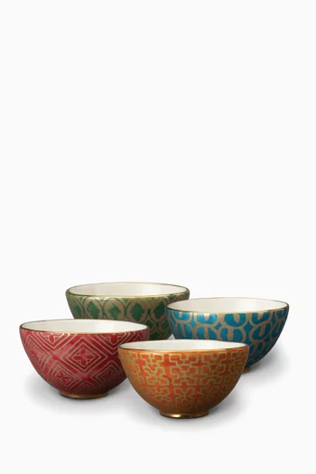 طقم أوعية للإفطار لوبجيه × فورتوني، 4 قطع