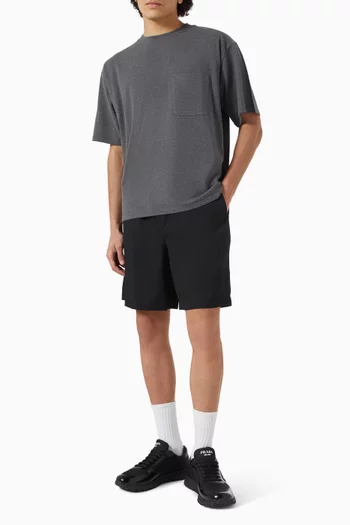 Relaxed T-shirt in Cotton Pique