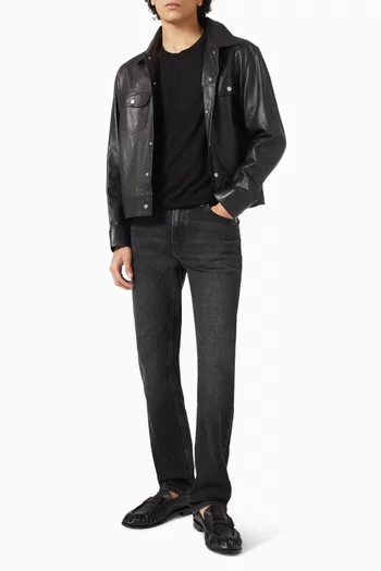 Modern Straight Jeans in Denim