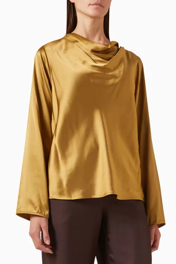 بلوزة ريدي بدرابيه ستان