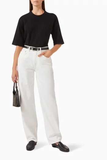 سترة رافين بأكمام قصيرة مزيج صوف