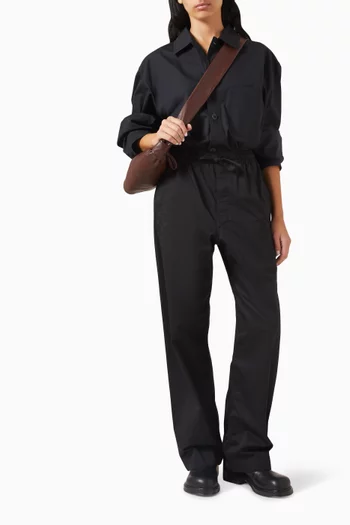 Pyjama Pants in Cotton Satin