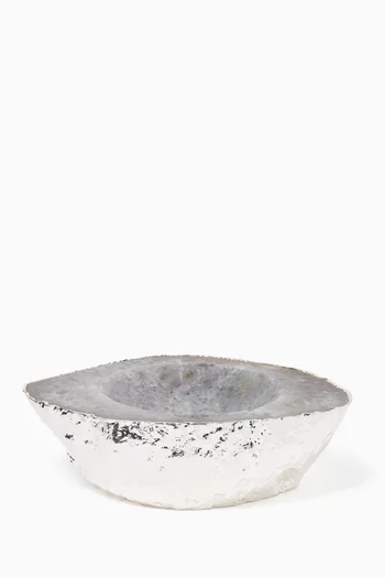 Cascita Bowl in Agate & Silver