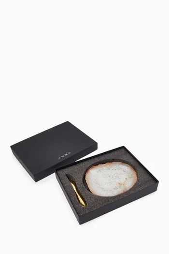 Ita Cheese Plate & Forma Spreader