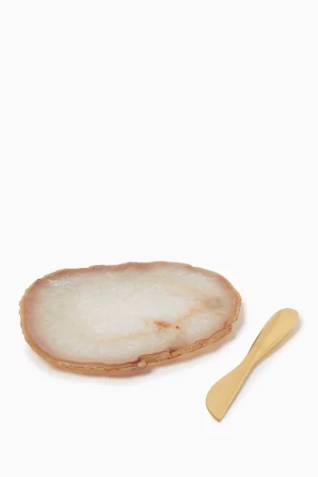 Ita Cheese Plate & Forma Spreader