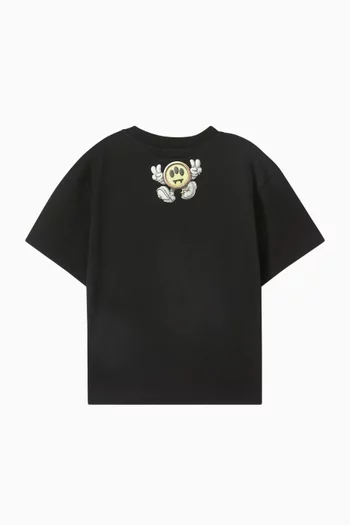 Printed T-shirt in Cotton