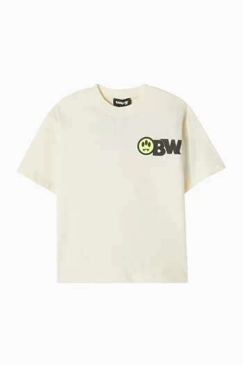 Printed T-shirt in Cotton
