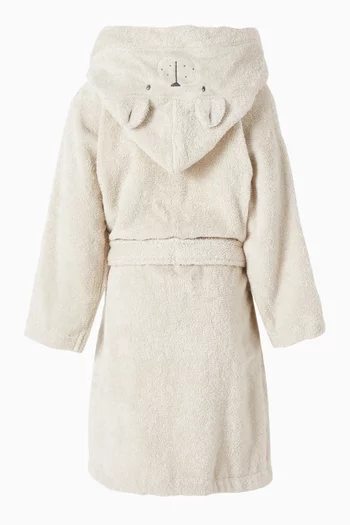 برنس ليلي بتصميم دب قطبي صوف