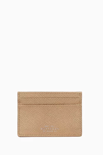 Flat Card Holder in Leather